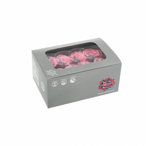 kohteita Eternal Roses Medium Ø4-4,5cm Pinkki 8 kpl
