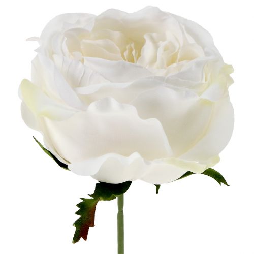 Ruusu Kukka Valkoinen 17cm 4kpl