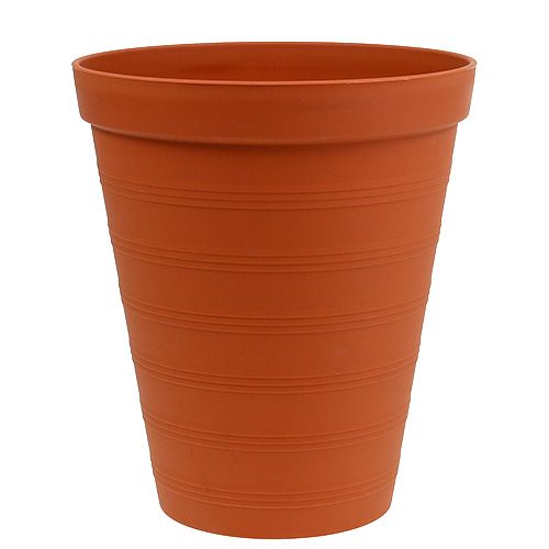 Floristik24 Ruusuruukku muovia 19cm terrakotta 1 kpl