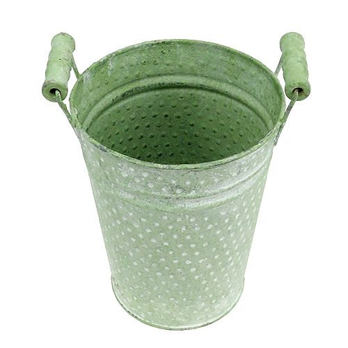 Ruusupannu kahvoilla Ø14,5cm H19cm vihreä | Floristik24.fi