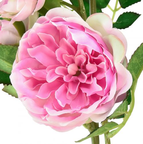 kohteita Ruusunoksa silkkiruusut tekooksaruusut pinkki kerma 79cm