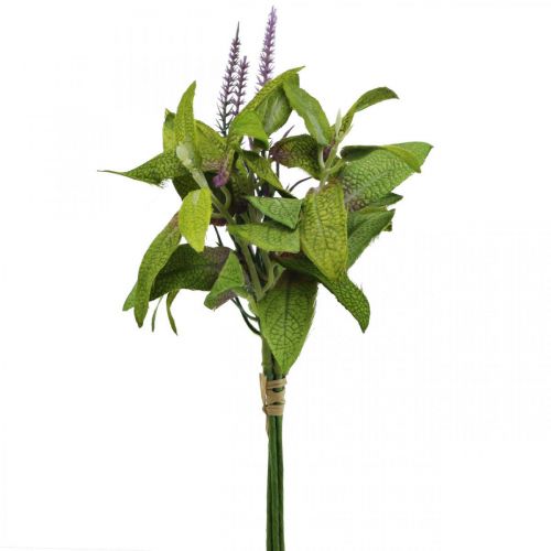 kohteita Keinotekoinen salviakimppu, silkkikukkia, salvian oksia tekovioletti L26cm 4kpl
