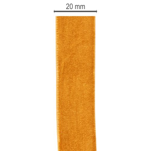 Samettinauha, koristenauha askarteluun ja pakkaamiseen, 20 mm, 10 m | Floristik24.fi