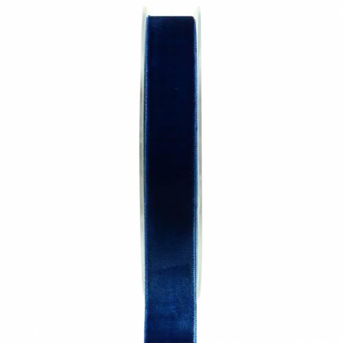 Floristik24 Samettinauha sininen 20mm 10m