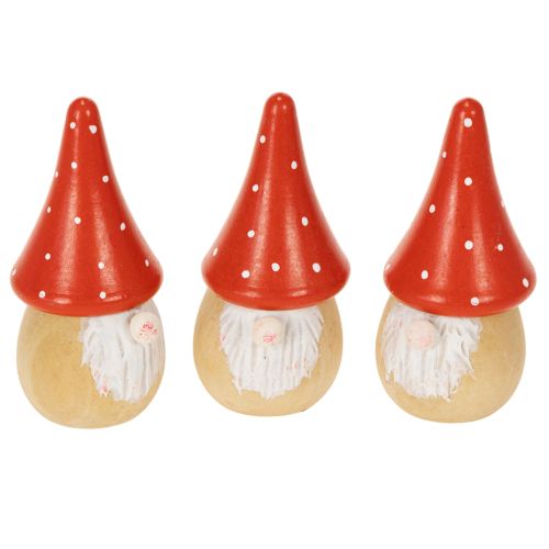 Mini Gnome Figuuri Kärpässieni Pöytäkoriste 10cm 6kpl ostaa | Floristik24.fi