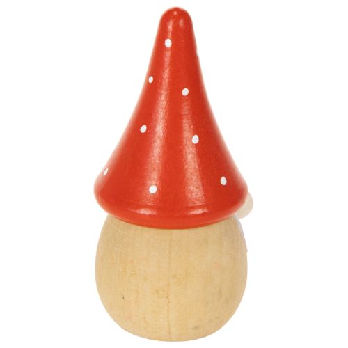 Mini Gnome Figuuri Kärpässieni Pöytäkoriste 10cm 6kpl | Floristik24.fi