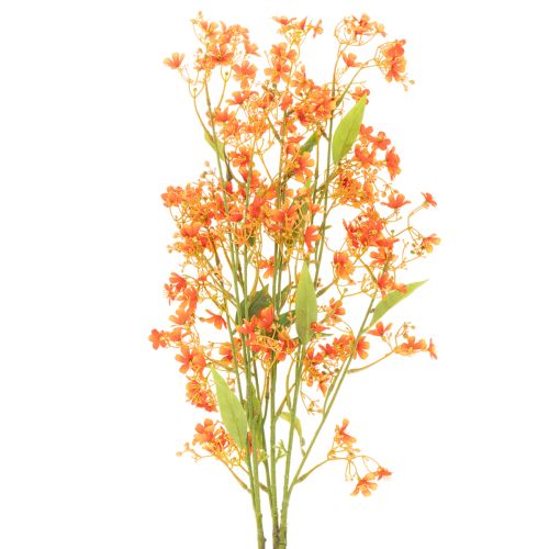 Tekokukka orkidean oksa oranssi filigraani huonekoriste 110cm 3kpl ostaa | Floristik24.fi