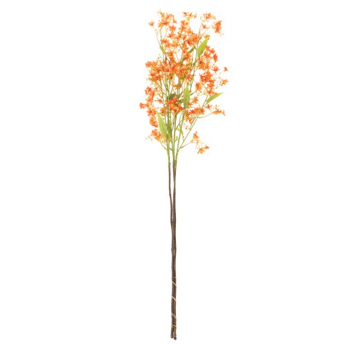 Tekokukka orkidean oksa oranssi filigraani huonekoriste 110cm 3kpl | Floristik24.fi