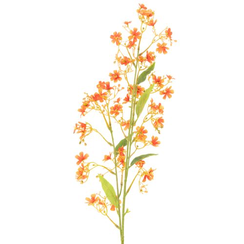 Tekokukka orkidean oksa oranssi filigraani huonekoriste 110cm 3kpl | Floristik24.fi
