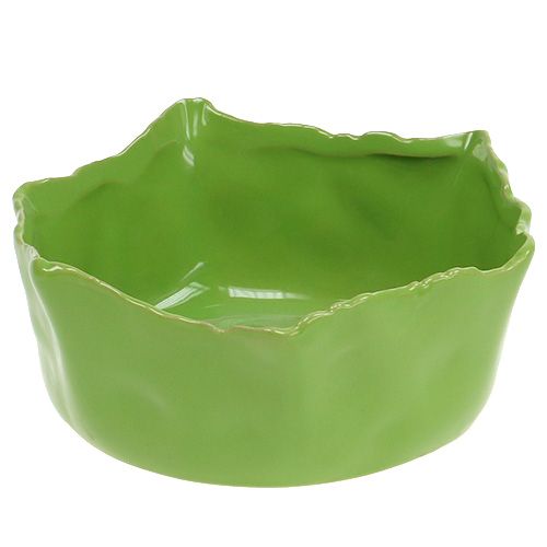 Keraaminen kulho vihreä Ø17cm H7cm | Floristik24.fi