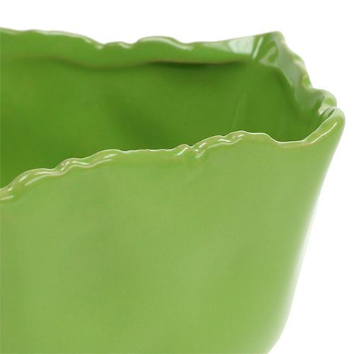 Keraaminen kulho vihreä Ø17cm H7cm | Floristik24.fi