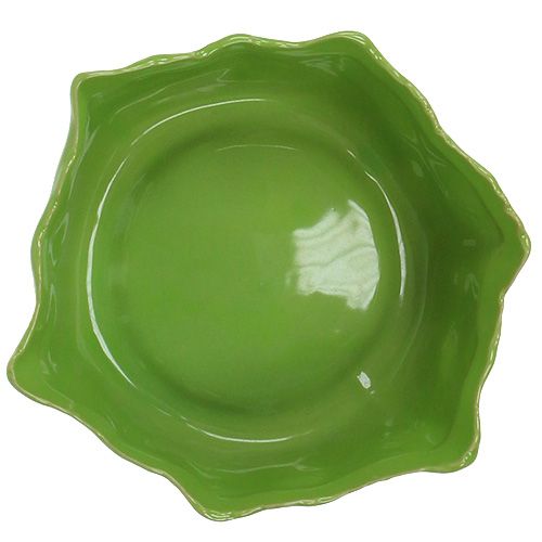 Keraaminen kulho vihreä Ø17cm H7cm | Floristik24.fi