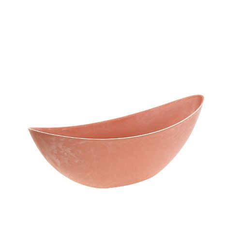 Floristik24 Muovikulho Vaaleanoranssi 39cm x 13cm K13cm