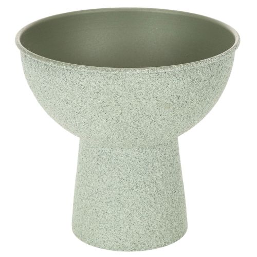 Moderni pyöreä ruukku korkealla jalustalla, 18 cm