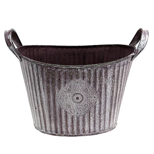 Floristik24 Kulho soikea 22cm x 16cm K15cm Violetti