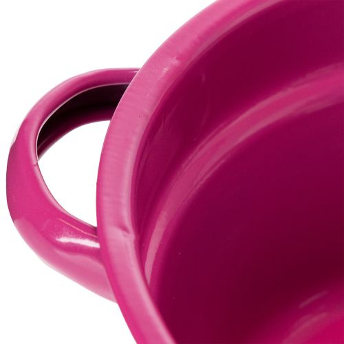 kohteita Metallinen istutusruukku, kesäkoriste olohuoneeseen, 23 cm, 3 kpl