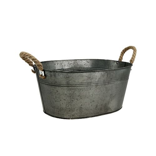 Floristik24 Kulho antiikki soikea 28 x 17cm K12cm 2kpl