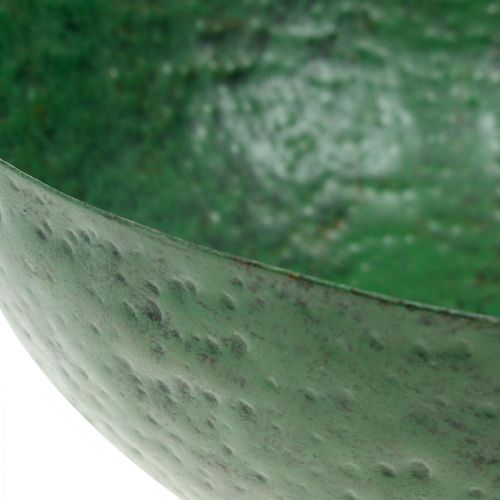 Floristik24 Deco kulho Vintage vihreä metalli istutin Ø31cm