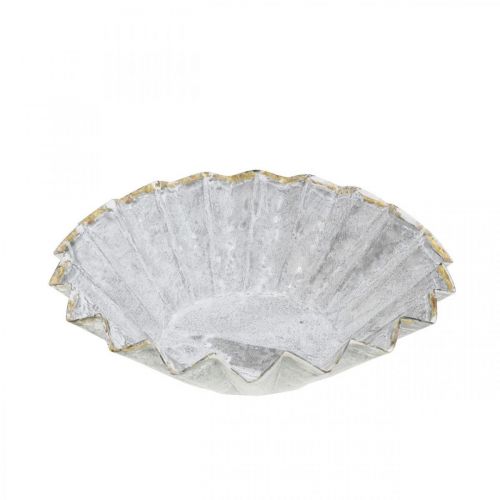 Kakkumuotti istutukseen, metallikoristelu, leivontamuotit kultakoristeella Ø16,5cm H4,5cm