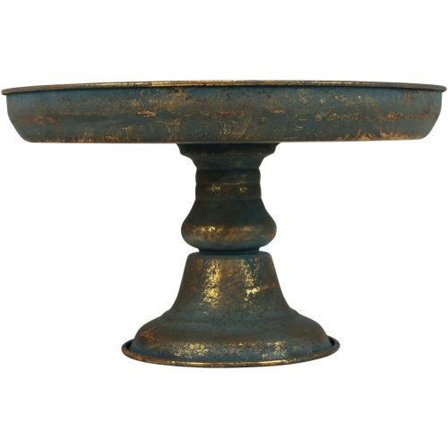 Floristik24 Kulho jalassa koristekulho metallikulho kultaa Ø29cm K17,5cm
