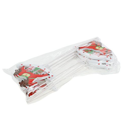 Floristik24 Keinuhevonen kepillä punainen 8,5cm 16 kpl