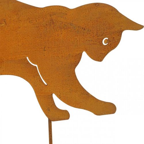 Patina Garden Stake Cat Leikkii Retro Vintage K41cm