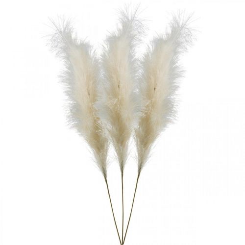 Feather Grass Cream Chinese Reed Keinotekoinen kuivaruoho 100cm 3kpl