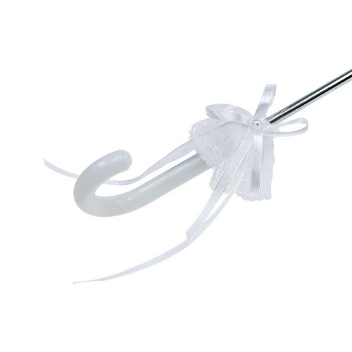 Floristik24 Sateenvarjo pitsivalkoisella Ø60cm L80,5cm