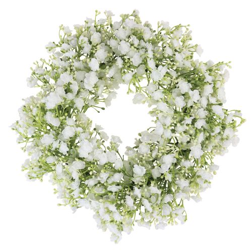 kohteita Gypsophila seppele valkoinen kukka seppele häät Ø30cm