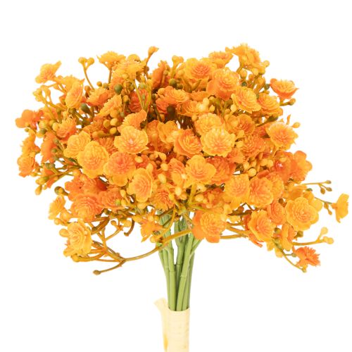 Keinotekoinen vauvanhengitys oranssi oksa kukka-asetelmiin 30cm 10kpl