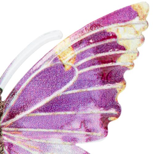 Floristik24 Perhosriipuskoriste asuintilojen taiteelliseen sisustukseen, 8 cm, 5 kpl