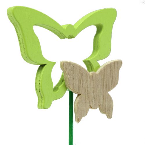 Floristik24 Koristetulppa perhonen valikoima värejä H24cm 24 kpl