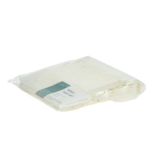 Floristik24 Organza kermasta valmistettu korulaukku 12x9cm 10p