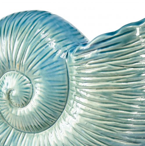 Floristik24 Etana koristeellinen maljakko kukkamaljakko sininen keraaminen L18cm