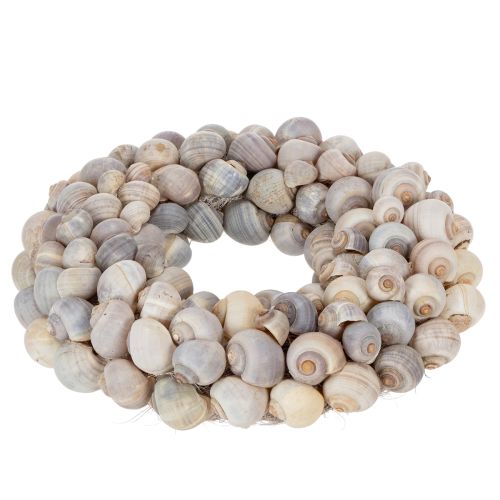 kohteita Etanaseppeli ripustettavaksi, koristeellinen seppele, merihenkinen, Nathai, Ø35cm