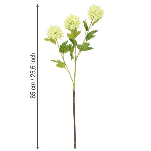 Keinotekoinen vihreä lumipallopensas, 65 cm, 2 kpl | Floristik24.fi