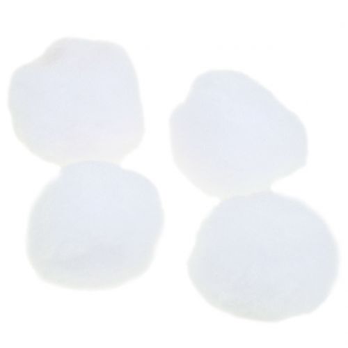 Floristik24 Lumipallo valkoinen 4cm 24 kpl