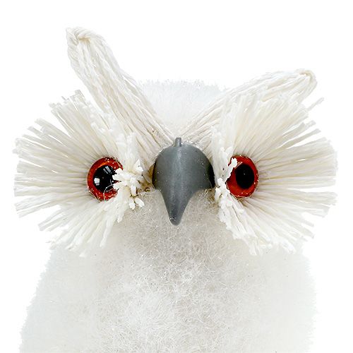kohteita Luminen pöllö valkoinen 18cm