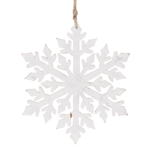 Suuri koristeellinen lumihiutale, riippuva koriste, 30 cm | Floristik24.fi