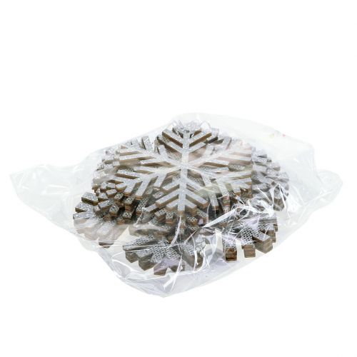kohteita Lumihiutale hopea ripustettavaksi Ø8cm - Ø12cm 9 kpl