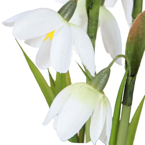 kohteita Lumikellot tekokukat lasissa tekokukat valkoinen 22,5cm 2kpl
