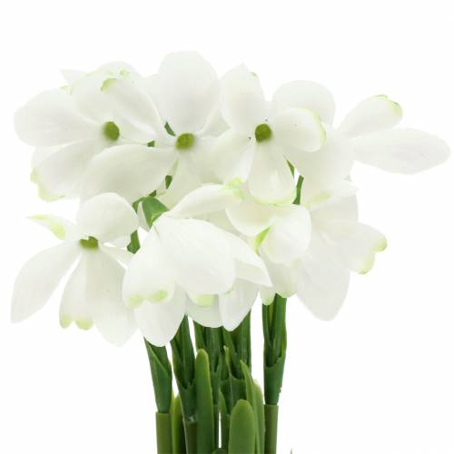 Floristik24 Keinotekoiset lumikellot valkoiset 26,5cm 6kpl