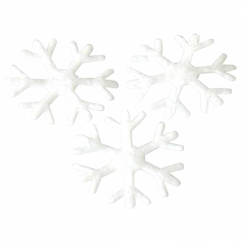 Scatter koristelu lumihiutaleet valkoinen Ø17mm 240kpl