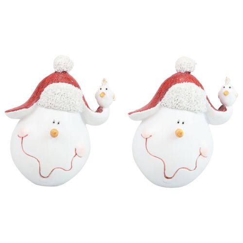 kohteita Pöytäkoristeita Joulukoristeita lumiukko hatulla H13cm 2kpl