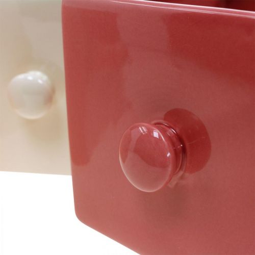 Floristik24 Kasvilaatikko, koristelaatikko, keraaminen ruukku, istutuslaatikko 6 kpl