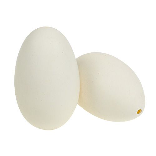 Floristik24 Joutsenmunat 9cm valkoinen 4 kpl