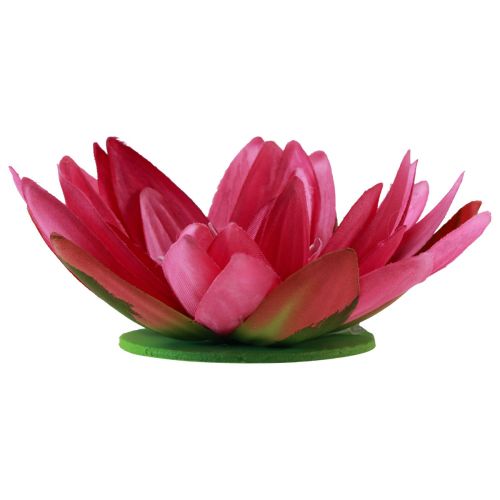 kohteita Kelluva lumpeen tekonurmi pöytäkoriste fuksia Ø15cm 2kpl