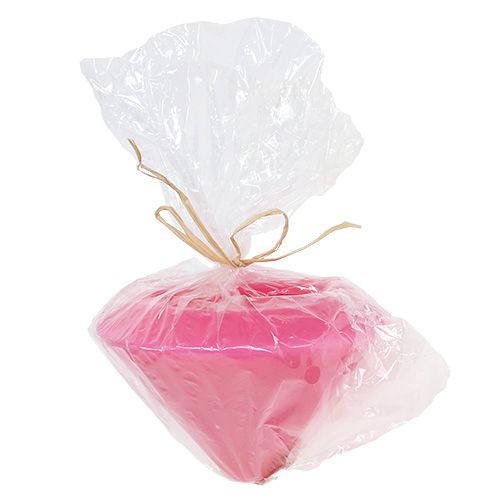 Floristik24 Kelluva kynttilä vaaleanpunaisessa Ø13cm