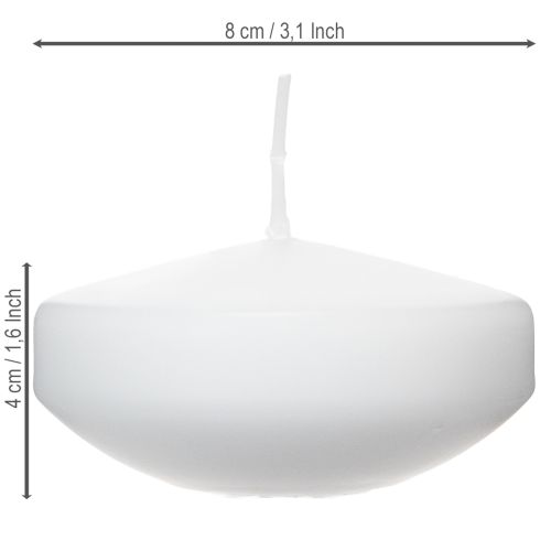 kohteita Kelluva kynttilä romanttisiin iltoihin tai juhlakoristeeseen, sopii myös ulkokäyttöön. 8 cm, 8 h, 8 kpl