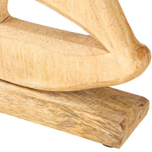 kohteita Purjevene Puu pohjalla Natural Pöytäkoristeet Maritime H42cm